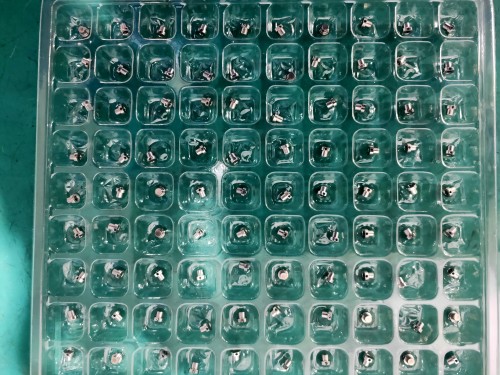 Spacer pitch of material 303 used for surgical robots