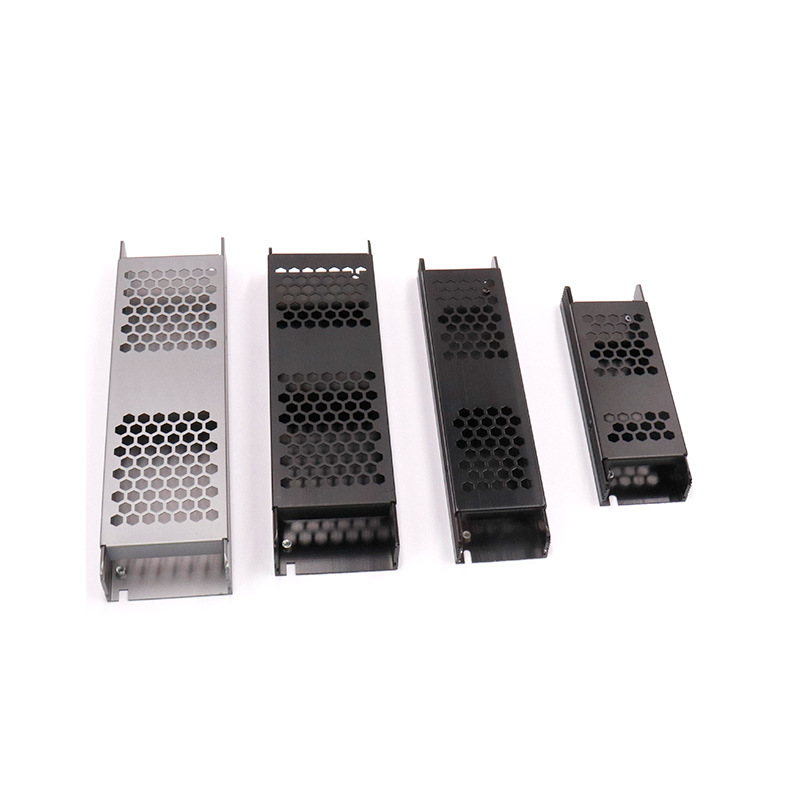 Industrial aluminum alloy long strip power supply shell processing and production of aluminum profile shell control brightness body aluminum power supply shell wholesale