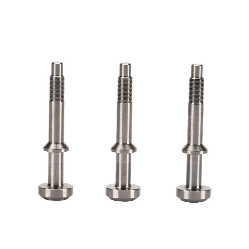 Titanium alloy TC4 medical precision hardware accessories CNC lathe machining 304 stainless steel slender shaft