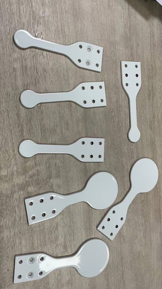 16mm Inspection Disk | AlMg4,5Mn (5083) Alloy | White Powder Coated | Precision Machined